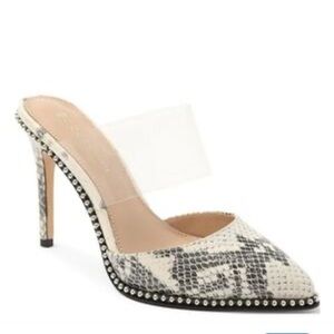 BCBGeneration Snakeskin Harlina Heels